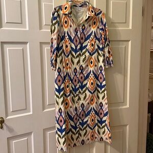 Olivia James Multicolor Patterned Dress size S